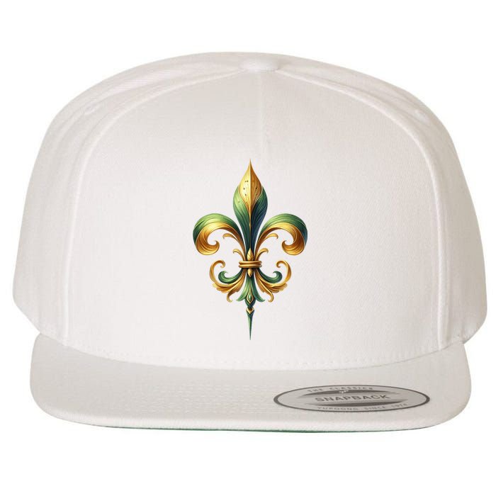 Mardi Gras Celebration Wool Snapback Cap