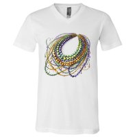 Mardi Gras Celebration V-Neck T-Shirt