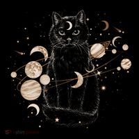 Magical Galaxy Cat City Backpack