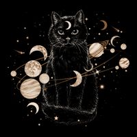 Magical Galaxy Cat Backpack