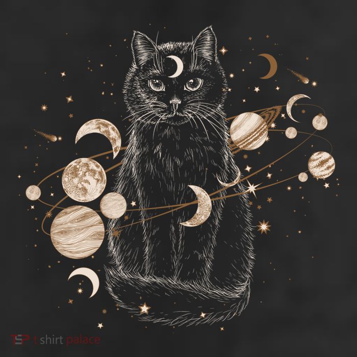 Magical Galaxy Cat 11oz C Handle Ceramic Mug
