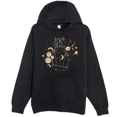 Magical Galaxy Cat Premium Pullover Hoodie