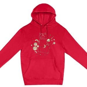 Magical Galaxy Cat Premium Pullover Hoodie