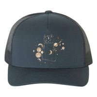 Magical Galaxy Cat Yupoong Adult 5-Panel Trucker Hat