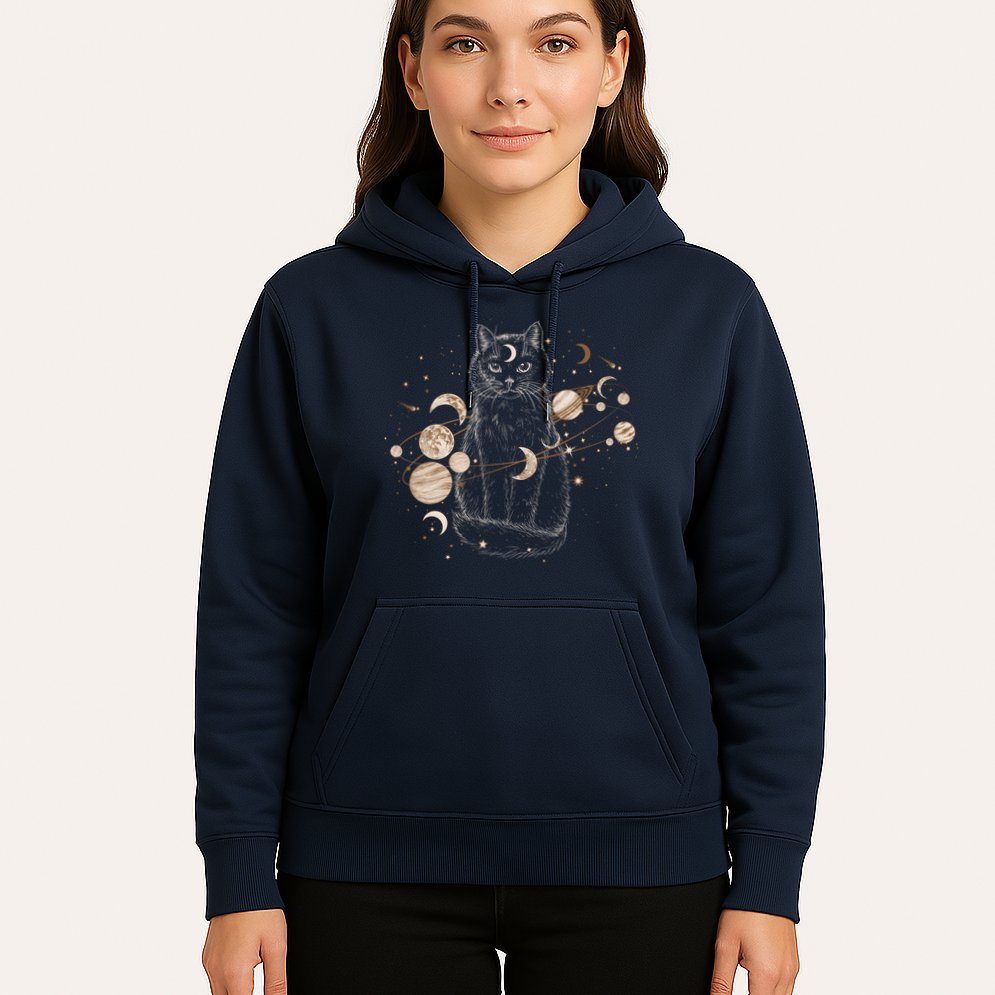 Magical Galaxy Cat Hoodie