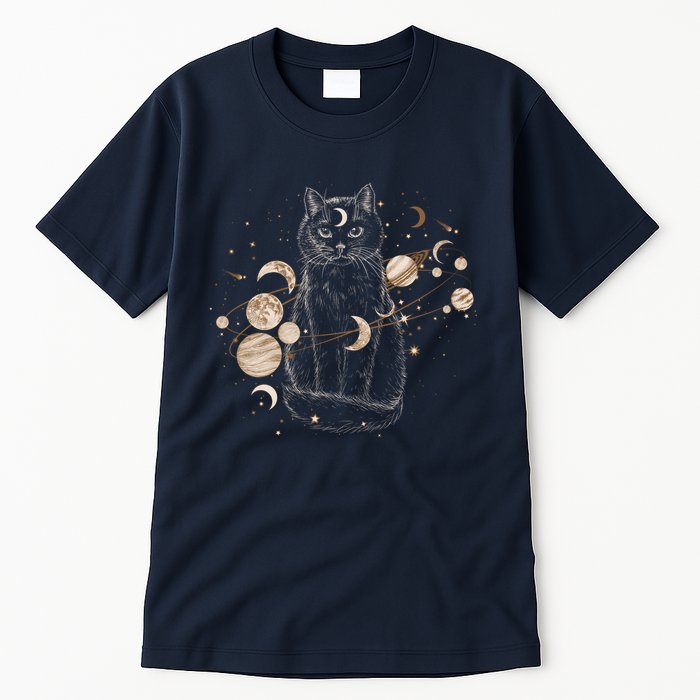 Magical Galaxy Cat Tall T-Shirt