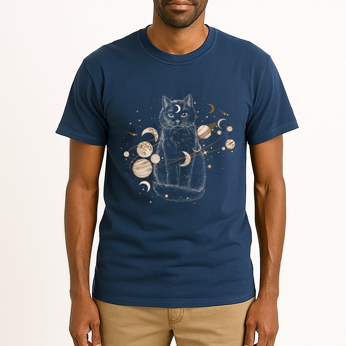 Magical Galaxy Cat Tall T-Shirt