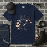 Magical Galaxy Cat Tall T-Shirt