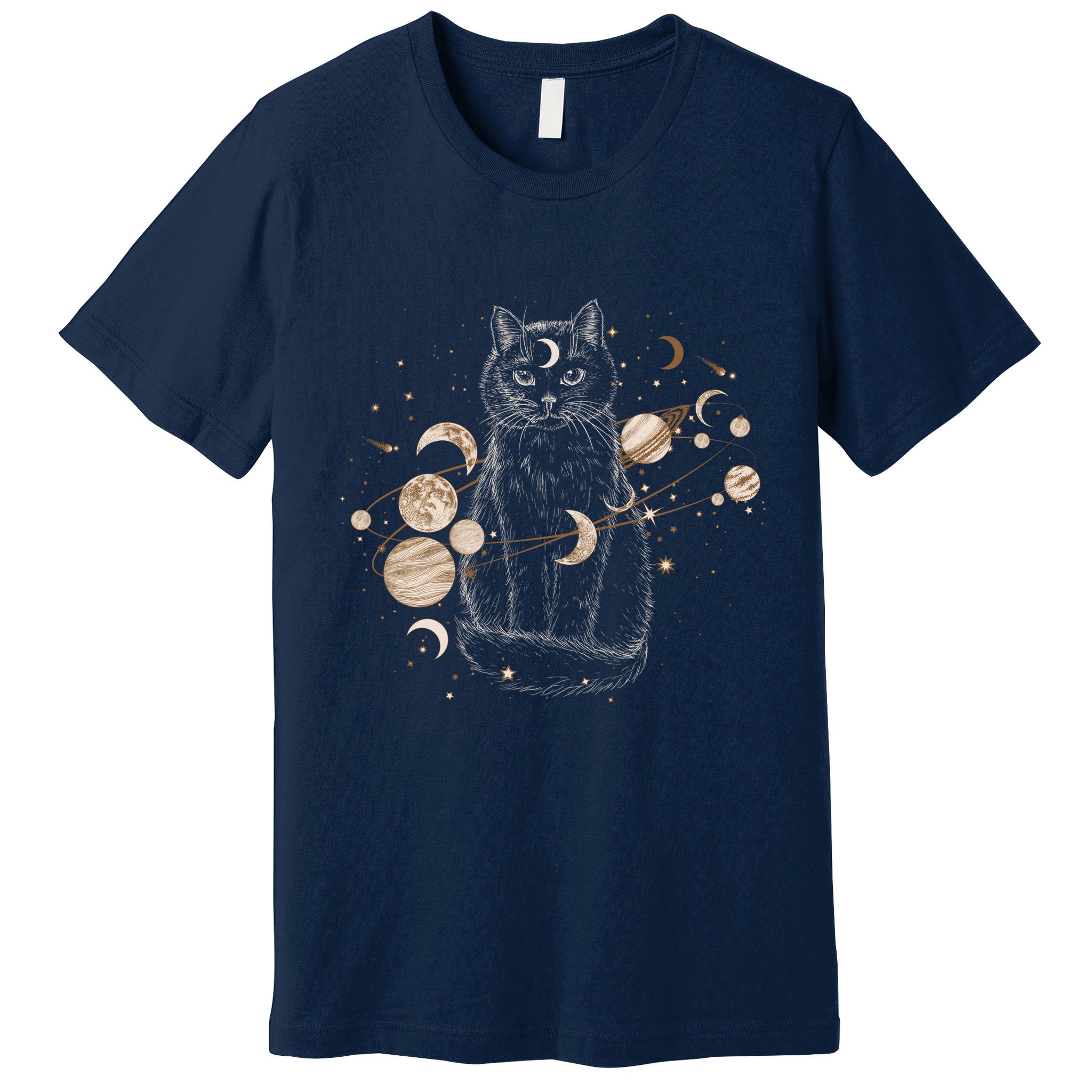 Magical Galaxy Cat Premium T-Shirt
