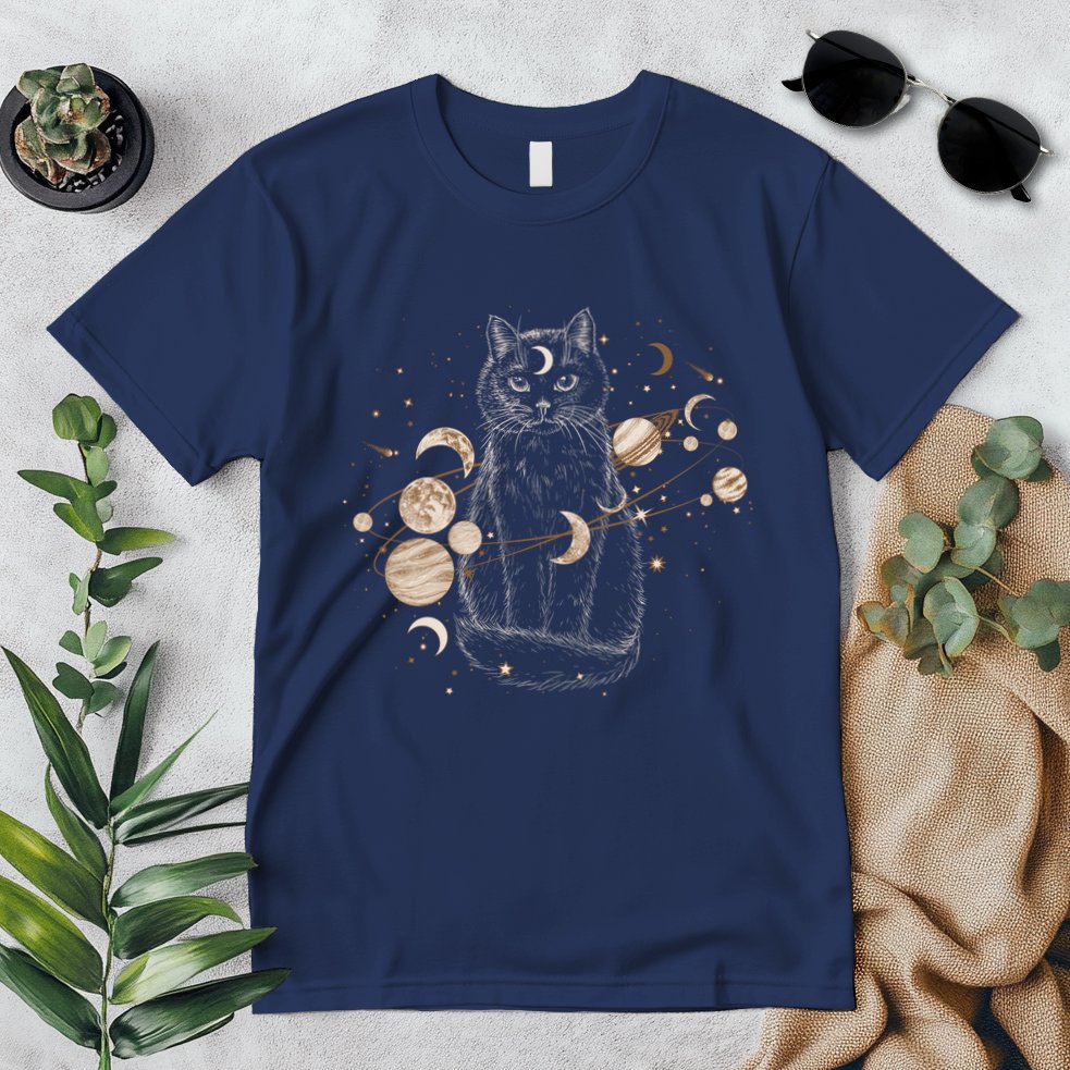 Magical Galaxy Cat Premium T-Shirt