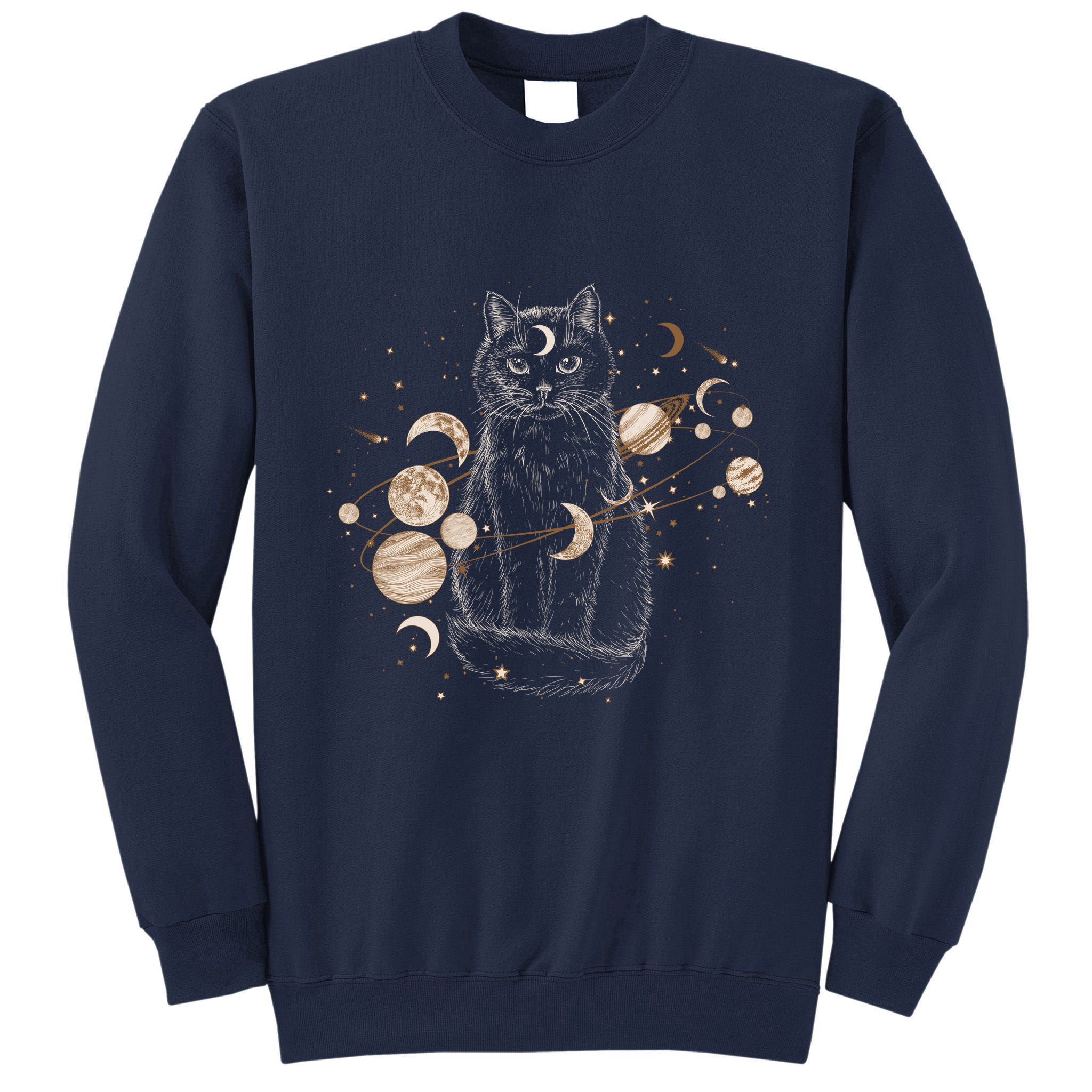 Magical Galaxy Cat Tall Sweatshirt