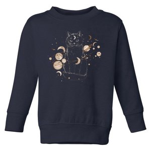 Magical Galaxy Cat Toddler Sweatshirt