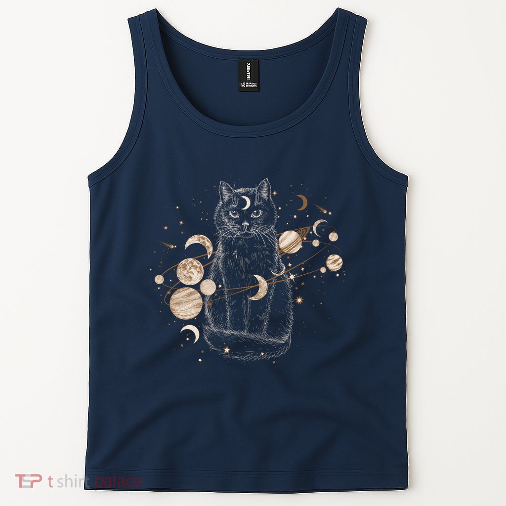 Magical Galaxy Cat Tank Top