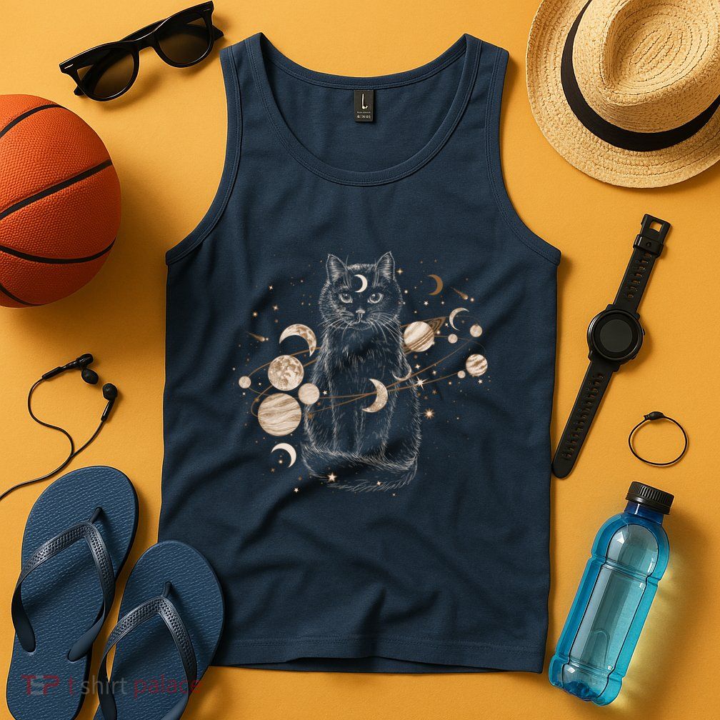 Magical Galaxy Cat Tank Top