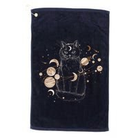Magical Galaxy Cat Golf Towel