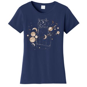 Magical Galaxy Cat Women's T-Shirt