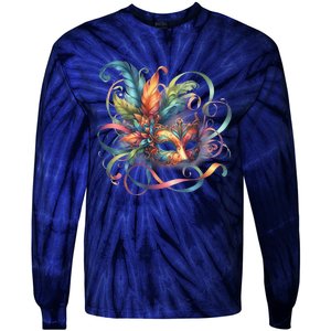 Mardi Gras Celebration Tie-Dye Long Sleeve Shirt