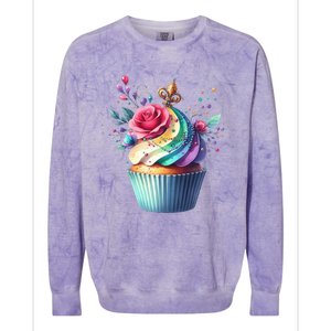 Mardi Gras Celebration Colorblast Crewneck Sweatshirt