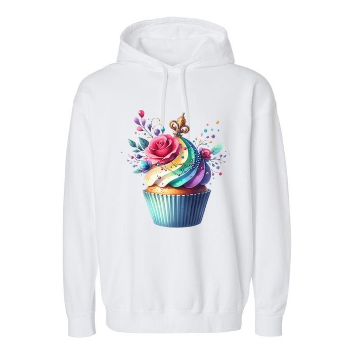 Mardi Gras Celebration Garment-Dyed Fleece Hoodie