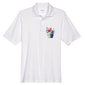 Mardi Gras Celebration Men's Origin Performance Pique Polo