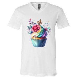 Mardi Gras Celebration V-Neck T-Shirt