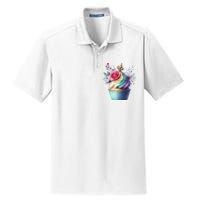 Mardi Gras Celebration Dry Zone Grid Polo