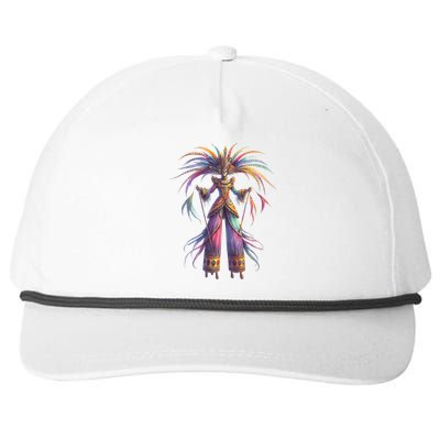 Mardi Gras Celebration Snapback Five-Panel Rope Hat