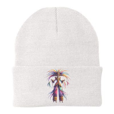 Mardi Gras Celebration Knit Cap Winter Beanie