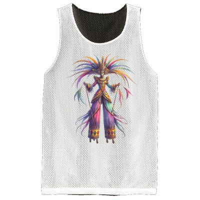 Mardi Gras Celebration Mesh Reversible Basketball Jersey Tank