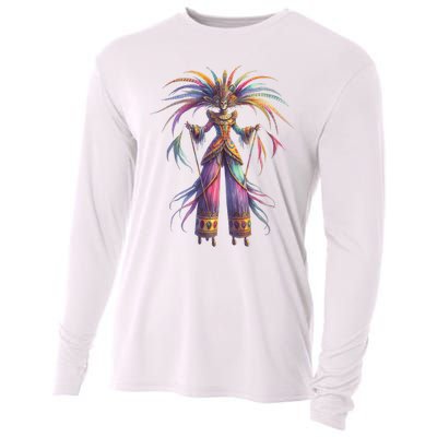 Mardi Gras Celebration Cooling Performance Long Sleeve Crew