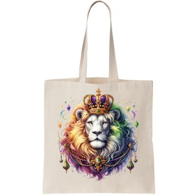 Mardi Gras Celebration Lion Tote Bag