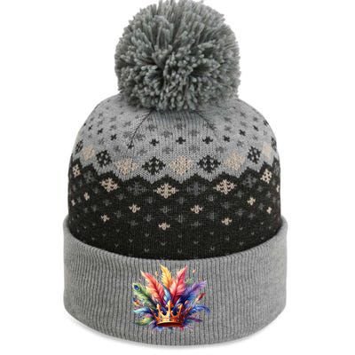 Mardi Gras Celebration The Baniff Cuffed Pom Beanie