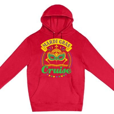 Mardi Gras Cruise Cruising Mask Cruise Ship Beads Premium Pullover Hoodie