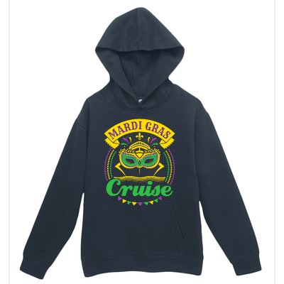 Mardi Gras Cruise Cruising Mask Cruise Ship Beads Urban Pullover Hoodie