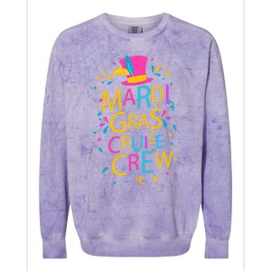 Mardi Gras Cruise Crew Ship Design Squad Festival Costume Gift Colorblast Crewneck Sweatshirt