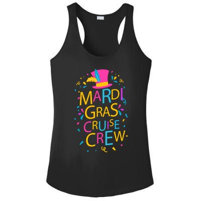 Mardi Gras Cruise Crew Ship Design Squad Festival Costume Gift Ladies PosiCharge Competitor Racerback Tank