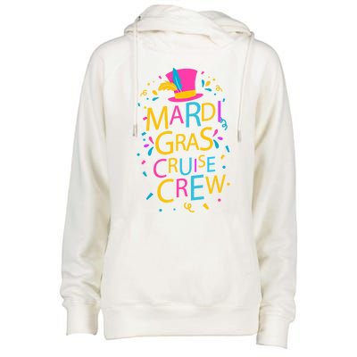 Mardi Gras Cruise Crew Ship Design Squad Festival Costume Gift Womens Funnel Neck Pullover Hood