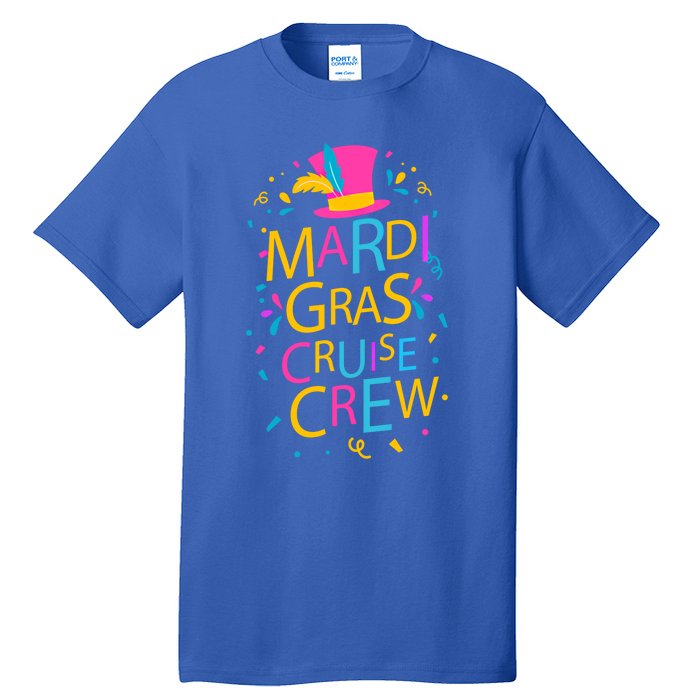 Mardi Gras Cruise Crew Ship Design Squad Festival Costume Gift Tall T-Shirt