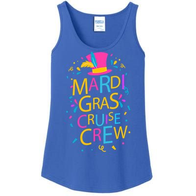 Mardi Gras Cruise Crew Ship Design Squad Festival Costume Gift Ladies Essential Tank