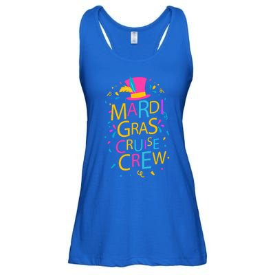 Mardi Gras Cruise Crew Ship Design Squad Festival Costume Gift Ladies Essential Flowy Tank