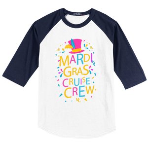 Mardi Gras Cruise Crew Ship Design Squad Festival Costume Gift Baseball Sleeve Shirt