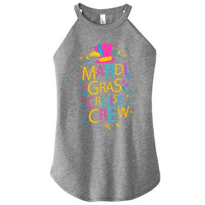 Mardi Gras Cruise Crew Ship Design Squad Festival Costume Gift Women's Perfect Tri Rocker Tank