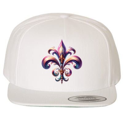 Mardi Gras Celebration Wool Snapback Cap