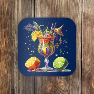 Mardi Gras Celebration Coaster