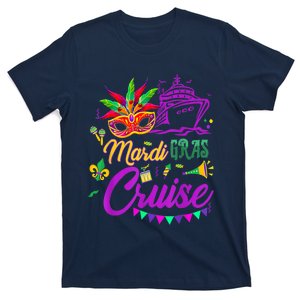 Mardi Gras Cruise Cruising Mask Cruise Ship Party Costume T-Shirt