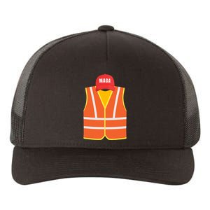 Maga Garbage Collector Vest For Trump Election Day Yupoong Adult 5-Panel Trucker Hat