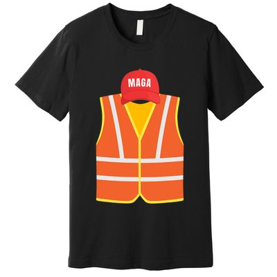 Maga Garbage Collector Vest For Trump Election Day Premium T-Shirt