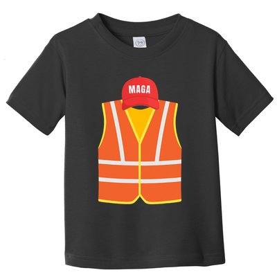 Maga Garbage Collector Vest For Trump Election Day Toddler T-Shirt