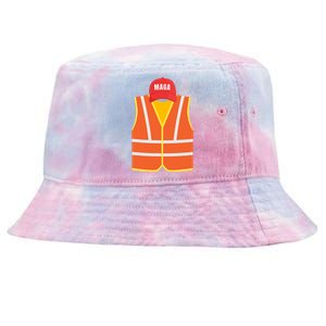 Maga Garbage Collector Vest For Trump Election Day Tie-Dyed Bucket Hat