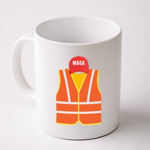 Maga Garbage Collector Vest For Trump Election Day Coffee Mug